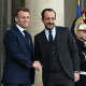 El presidente de Francia, Emmanuel Macron, recibe al presidente de Chipre, Nikos Christodoulides, en una reunion en el Eliseo el pasado diciembre.  Europa Press/Contacto/Julien Mattia