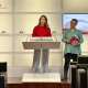 La líder de los Comuns en el Parlament, Jéssica Albiach, con la diputada Susanna Segovia EUROPA PRESS