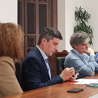 Daniel Fernández en rueda de prensa EUROPA PRESS