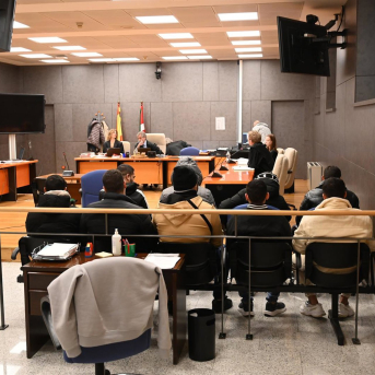 Juicioen la Audiencia Provincial de Bizkaia por agresión homófoba a un joven en Basauri en 2021 DAVID DE HARO-EUROPA PRESS