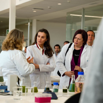 La Reina Letizia conoce en El Ejido la innovación aplicada a la agricultura intensiva