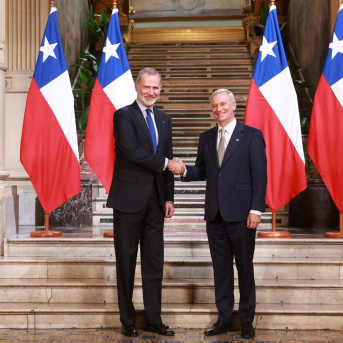 El Rey Felipe VI se reúne con el presidente electo de Chile, Juan Antonio Kast, antes de asistir a su toma de posesión CASA S. M. EL REY