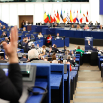 Pleno del Parlamento Europeo en Estrasburgo (Francia) MATHIEU CUGNOT