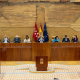Vista general de la mesa de la Asamblea de Madrid durante una sesión plenaria en la Asamblea de Madrid, a 11 de diciembre de 2025, en Madrid (España). Ananda Manjón - Europa Press