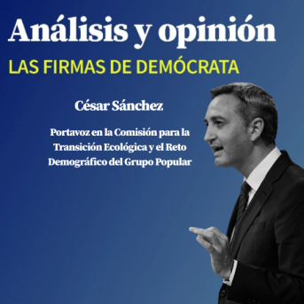 César Sánchez Pérez es portavoz en la Comisión para la Transición Ecológica y el Reto Demográfico del Grupo Popular