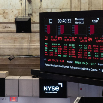 La bolsa de Nueva York en el marco de la ofensiva de Estados Unidos e Israel contra Irán   Europa Press/Contacto/Lev Radin