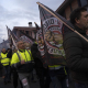 Trabajadores de la plantilla de Tubos Reunidos durante una manifestación el 20 de febrero de este año en Amurrio (Álava). Iñaki Berasaluce - Europa Press