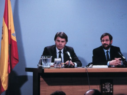 Felipe González y Javier Solana (Archivo EP)