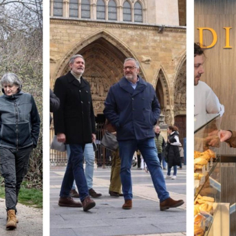 Imágenes de la jornada de reflexión de Carlos Martínez, Carlos Pollán y Alfonso Fernández Mañueco. PSOE - VOX- PP Imágenes de la jornada de reflexión de Carlos Martínez, Carlos Pollán y Alfonso Fernández Mañueco. PSOE - VOX- PP