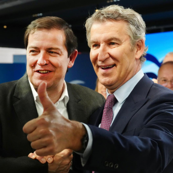 Feijóo y Fernández Mañueco, en Génova | Fotografía: PP