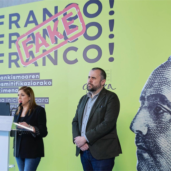 La consejera de Justicia y Derechos Humanos, Maria Jesús San José, y el director de Gogora, Alberto Alonso, en una jornada para "deslegitimar" el franquismo IREKIA La consejera de Justicia y Derechos Humanos, Maria Jesús San José, y el director de Gogora, Alberto Alonso, en una jornada para "deslegitimar" el franquismo IREKIA