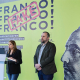 La consejera de Justicia y Derechos Humanos, Maria Jesús San José, y el director de Gogora, Alberto Alonso, en una jornada para "deslegitimar" el franquismo IREKIA