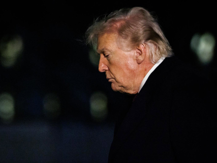 El presidente de EEUU, Donald Trump, vuelve a la Casa Blanca.  Europa Press/Contacto/Samuel Corum - Pool via CNP