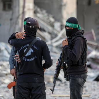 Combatientes de Hamás en la Franja de Gaza Omar Ashtawy/APA Images via ZUMA / DPA