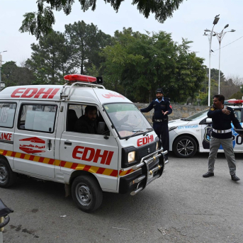 Ambulancia en la capital de Pakistán, Islamabad (archivo) Europa Press/Contacto/Ahmad Kamal