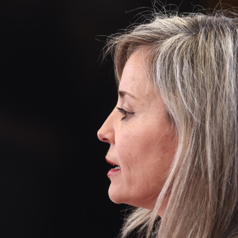 La portavoz de Sumar en el Congreso, Verónica Martínez, durante una rueda de prensa en el Congreso de los Diputados, a 17 de marzo de 2026, en Madrid (España). Eduardo Parra - Europa Press