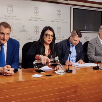 PP, Vox y Foro sellan su frente común contra la norma que permite vender como asturiana ternera criada fuera del Principado