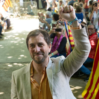 El exconseller y eurodiputado electo de Junts, Toni Comín, en una imagen de archivo. Glòria Sánchez - Europa Press