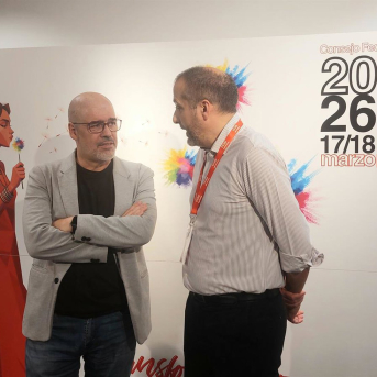 El secretario general de CCOO, Unai Sordo, y el secretario general de CCOO Servicios, Ramón González. EUROPA PRESS