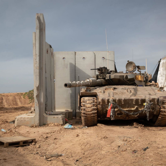 Tropas israelíes en el norte de Israel cerca de la frontera con Líbano, a 13 de marzo de 2026.  Chen Junqing / Xinhua News / ContactoPhoto