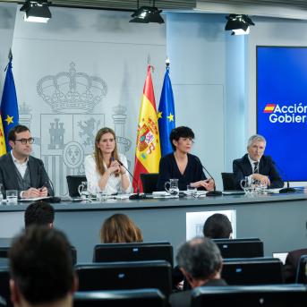 Fotografía de la rueda de prensa posterior al Consejo de Ministros del 17 de marzo de 2026 | Europa Press