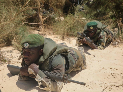 Militares de Senegal durante unas maniobras (archivo) Europa Press/Contacto/Lucas Hopkins