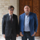El presidente de la Generalitat, Salvador Illa (i), y el presidente de ERC, Oriol Junqueras (d) Alberto Paredes - Europa Press