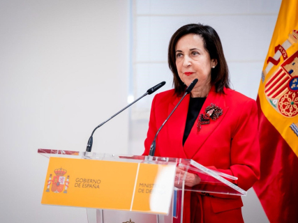 La ministra de Defensa, Margarita Robles, en la entrega de los premios 'Soldado Idoia Rodríguez' ÁNGEL PÉREZ MECA - EUROPA PRESS