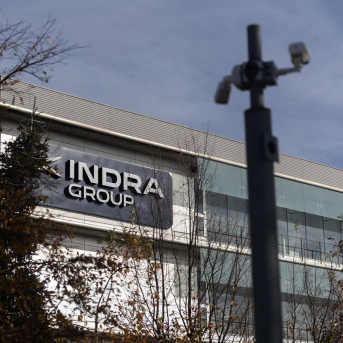Fachada de la sede de Indra, a 25 de noviembre de 2025, en Alcobendas, Madrid (España). Eduardo Parra - Europa Press Fachada de la sede de Indra, a 25 de noviembre de 2025, en Alcobendas, Madrid (España). Eduardo Parra - Europa Press