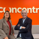 Annemieke Rood (i), fundadora de Annemieke MCS, junto a Javier López-Linares (d) , presidente ejecutivo y fundador de Grupo Concentra. GRUPO CONCENTRA