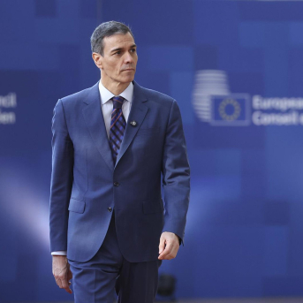 El presidente del Gobierno, Pedro Sánchez, a su llegada a la cumbre del Consejo Europeo que se celebra este jueves en Bruselas (Bélgica). FREDERIC GARRIDO-RAMIREZ El presidente del Gobierno, Pedro Sánchez, a su llegada a la cumbre del Consejo Europeo que se celebra este jueves en Bruselas (Bélgica). FREDERIC GARRIDO-RAMIREZ