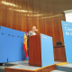 Euan Fisher durante su presentación de la Estrategia escocesa en el Ministerio de Sanidad