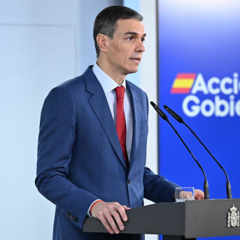 El presidente del Gobierno, Pedro Sánchez. Pool Moncloa/Borja Puig de la Bellacasa