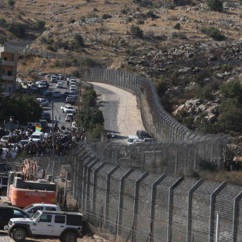 Ciudadanos drusos cruzan la frontera entre Israel y Siria en julio de 2025 Jia Maer¡awade / Xinhua News / ContactoPhoto