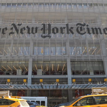 Sede del diario 'The New York Times', en Nueva York, Estados Unidos Europa Press/Contacto/Jimin Kim