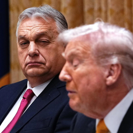 Viktor Orbán y Donald Trump, durante su encuentro en noviembre del año pasado en EEUU Europa Press/Contacto/Aaron Schwartz/POOL