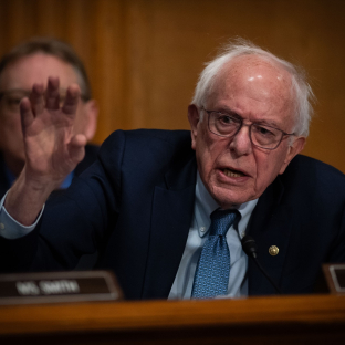 EuropaPress 6458513 16 january 2025 us washington ussenator bernie sanders questions scott