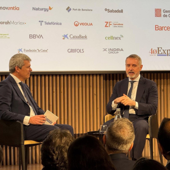 El presidente de Telefónica, Marc Murtra, en el 'Gran Encuentro Expansión Catalunya' EUROPA PRES
