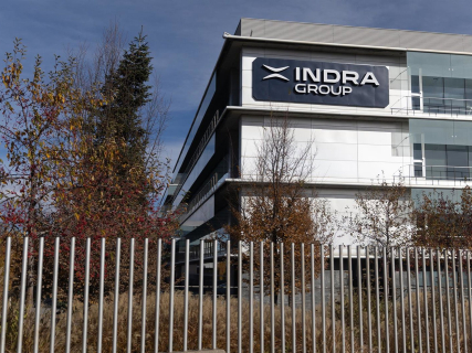 Fachada de la sede de Indra, a 25 de noviembre de 2025, en Alcobendas, Madrid (España). Eduardo Parra - Europa Press