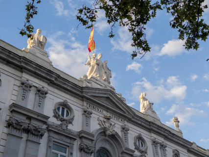 Fachada del Tribunal Supremo ALBERTO ORTEGA / EUROPA PRESS