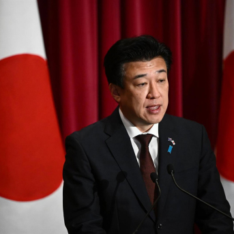 El portavoz del Gobierno japonés, Minoru Kiharu. Joel Carett/AAP/dpa
