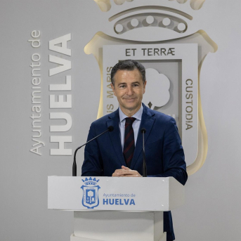 El primer teniente de alcaldesa y portavoz del equipo de Gobierno en el Ayuntamiento de Huelva, Felipe Arias. AYUNTAMIENTO DE HUELVA