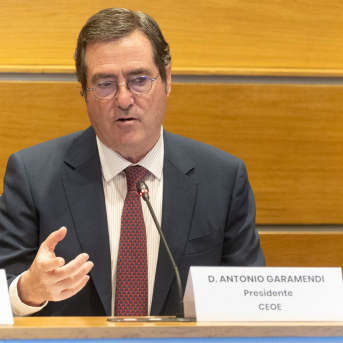El presidente de CEOE, Antonio Garamendi. Eduardo Parra - Europa Press