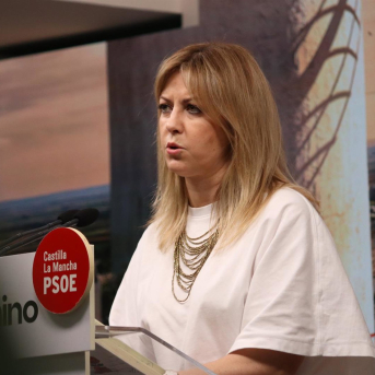 La portavoz del PSOE en las Cortes de C-LM, Ana Isabel Abengózar. PSOE