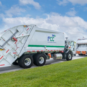 Camión de basura de FCC en Florida FCC