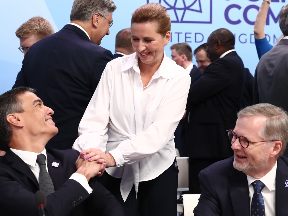 Pedro Sánchez y Mette Frederiksen | Europapress