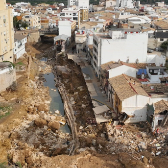 Imagen de archivo de la localidad de Chiva (Valencia) tras el paso de la DANA de octubre de 2024. DIPUTACIÓ DE VALÈNCIA Imagen de archivo de la localidad de Chiva (Valencia) tras el paso de la DANA de octubre de 2024. DIPUTACIÓ DE VALÈNCIA