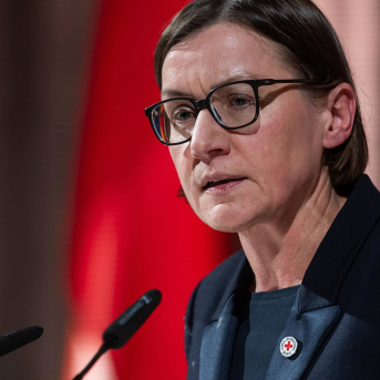 La presidenta del CICR, Mirjana Spoljaric. Paul Glaser/dpa