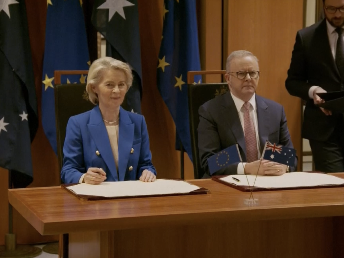Firma del acuerdo Comisión Europea - Australia (EBS)