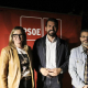Los socialistas extremeños Blanca Martín, Álvaro Sánchez Cotrina y Manuel José González Andrade CANDIDATURA DE ÁLVARO SÁNCHEZ COTRINA